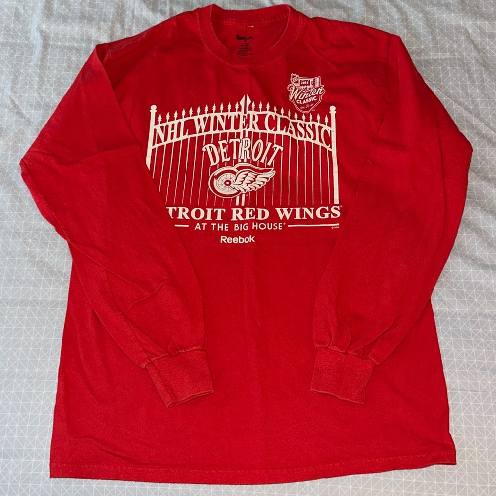 Detroit Red Wings NHL Winter Classic 2014 Long Sleeve T Shirt